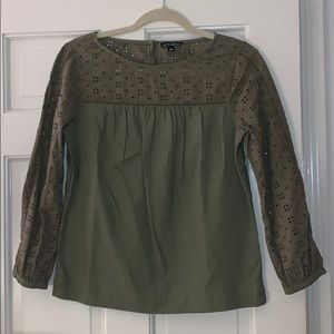 J.Crew Factory Olive Green Top